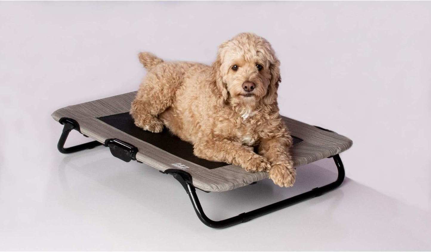 Lifestyle Pet Cot Elevated Bed, No Assembly Required, Premium Tear Resistant Cooling Mesh, Indoor & Outdoor, Lightweight & Portable, 3 Models, 2 Colors