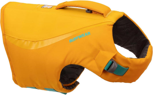 Wave Orange Large Float Coat - Ultimate Dog Life Jacket for Swimming Safety with Handle
