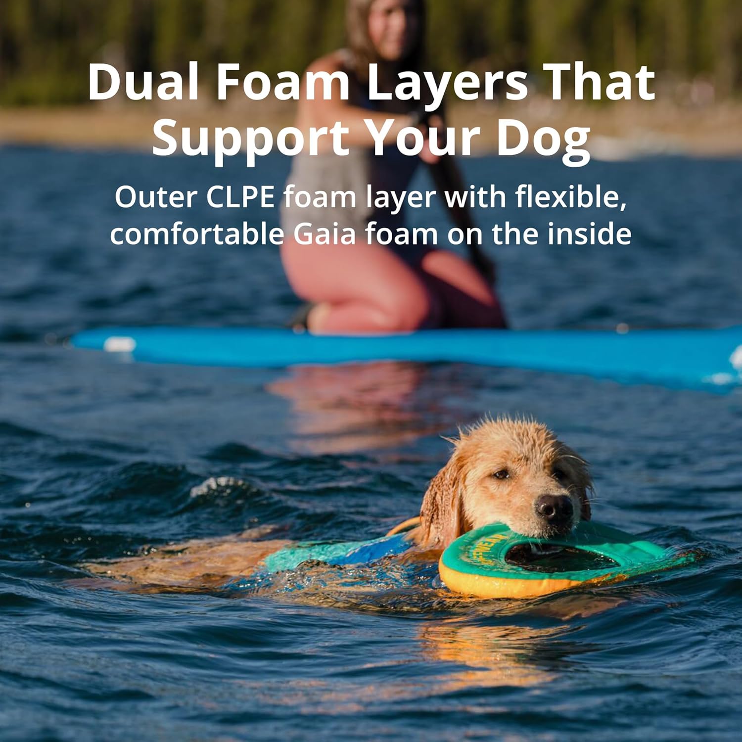 Wave Orange Large Float Coat - Ultimate Dog Life Jacket for Swimming Safety with Handle