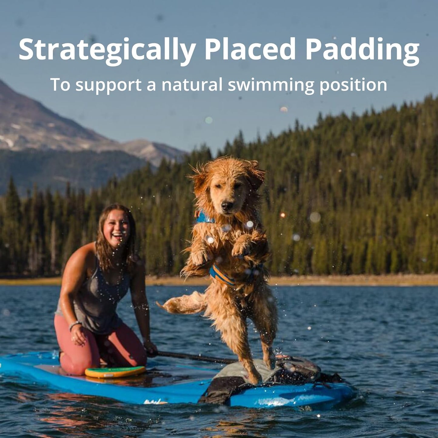 Wave Orange Large Float Coat - Ultimate Dog Life Jacket for Swimming Safety with Handle
