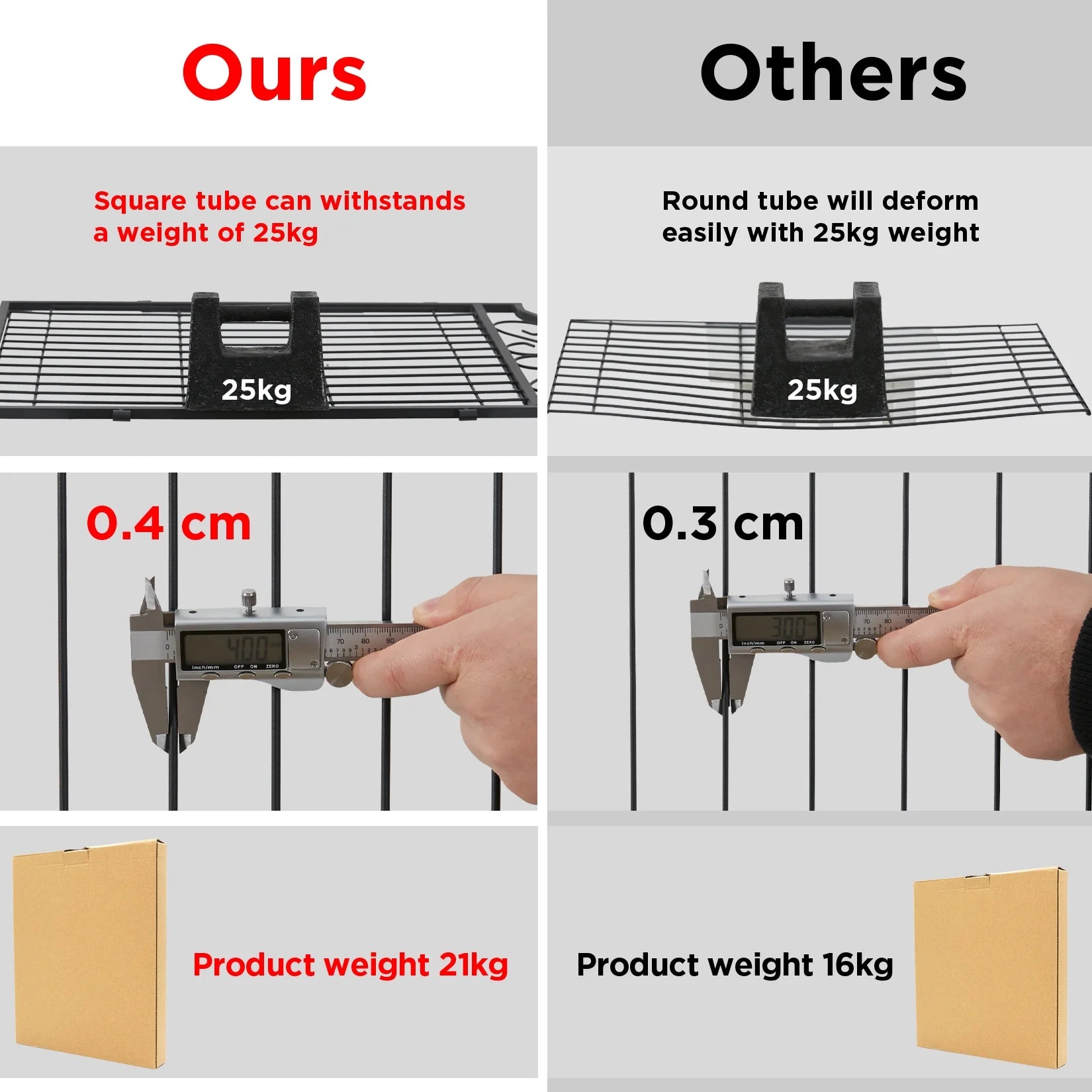 Folding 8-Panel Heavy Duty Metal Pet Pen Dog Exercise Fence