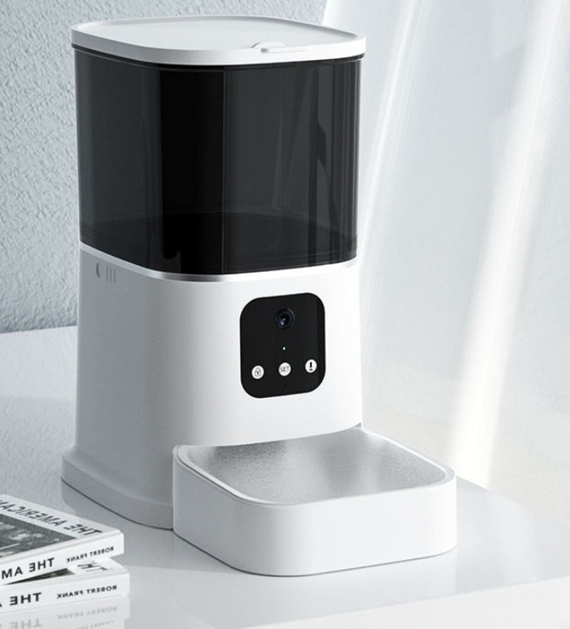 Pet Automatic Feeder Large Capacity Smart Voice Recorder APP Control Timer Feeding Cat Dog Food Dispenser with Wifi Pet Bowl
